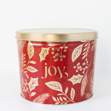 Load image into Gallery viewer, Woody&#39;s Popcorn 2-gallon Red Joy Tin